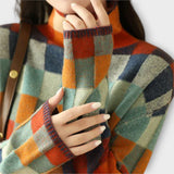 Britta | Maglione dolcevita patchwork — 5