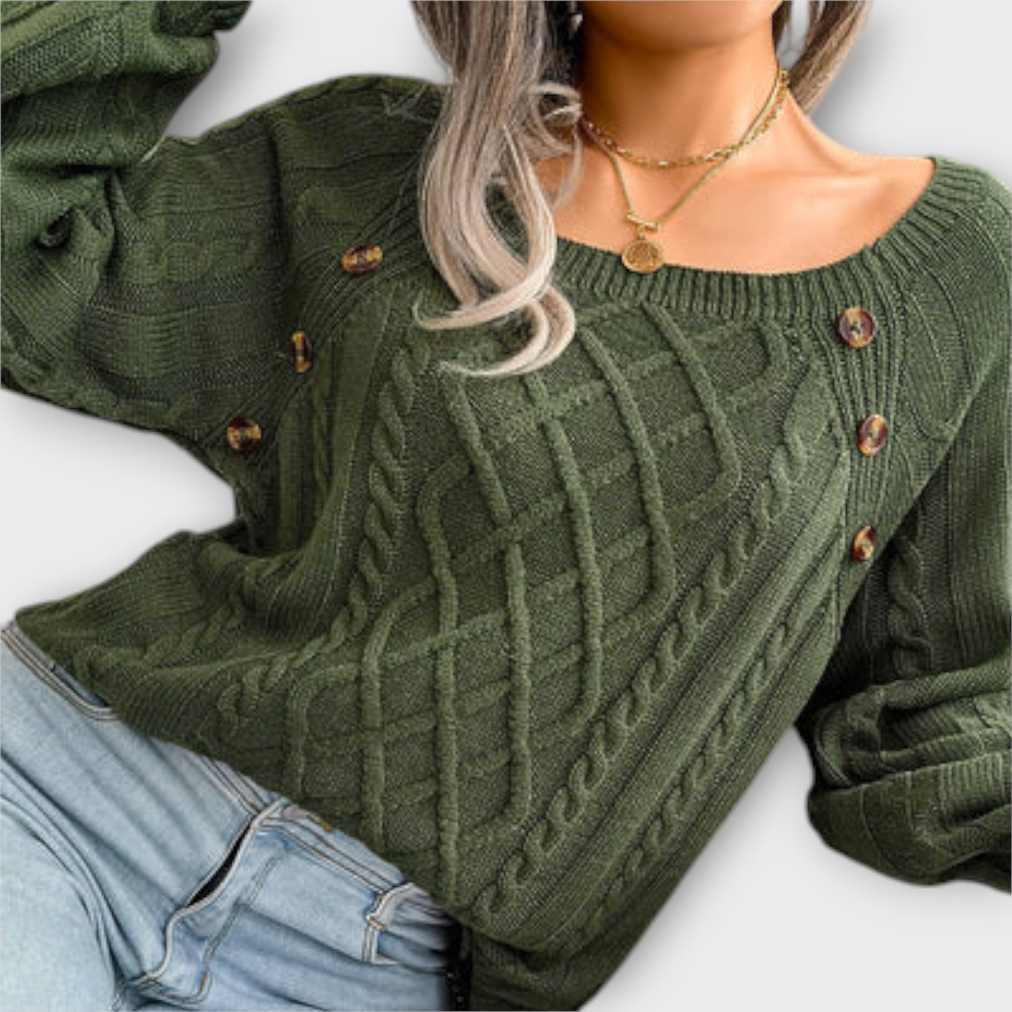 Anke | Maglia con bottoni — 5