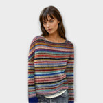 Anneliese | Maglione a righe casual e accogliente — 1