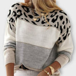 Julia | Maglione casual con disegno leopardato — 2