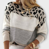 Julia | Maglione casual con disegno leopardato — 2