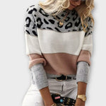 Julia | Maglione casual con disegno leopardato — 3