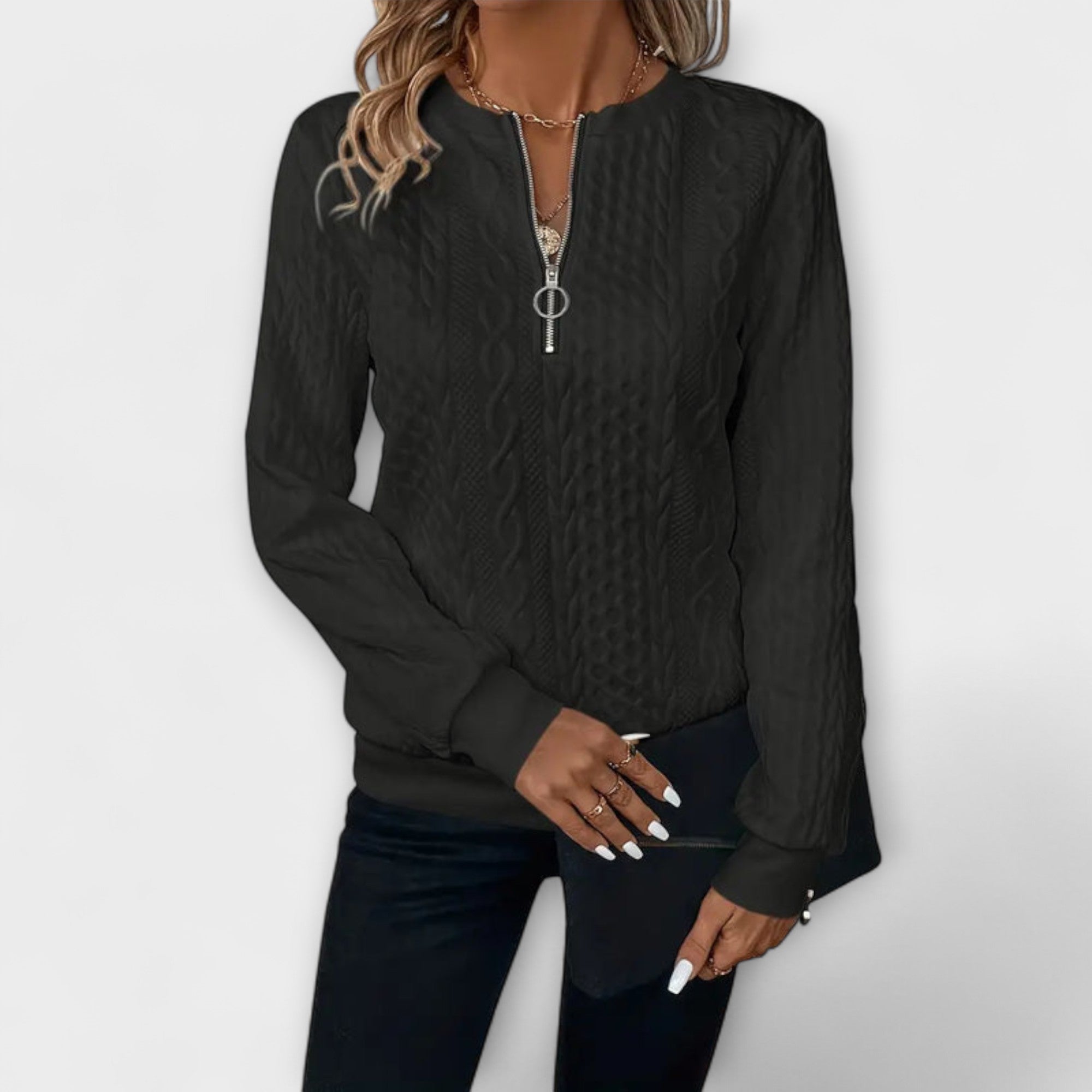 Ernestine | Maglione lavorato a maglia chic ed elegante — 5