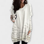 Irene | Maglione stampato con ricamo — 1