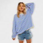 Natalie | Maglione oversize a righe — 3