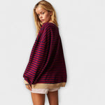 Natalie | Maglione oversize a righe — 5