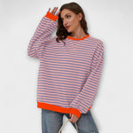 Natalie | Maglione oversize a righe — 7