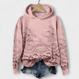 Karina | Felpa con cappuccio con stampa floreale vintage — 4
