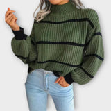 Leonie | Maglia dolcevita con righe — 1