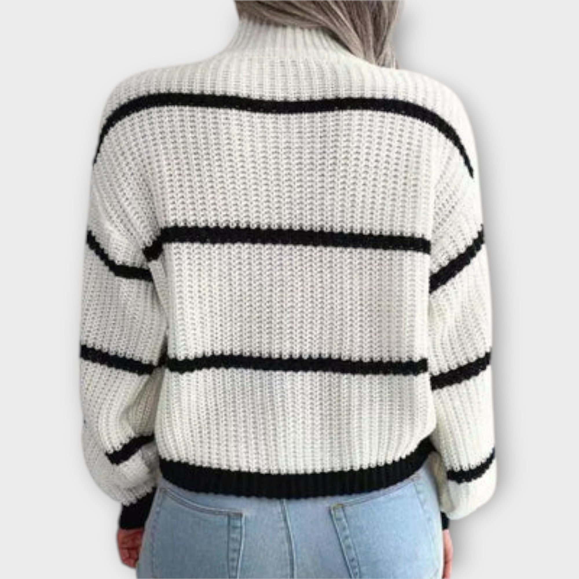 Leonie | Maglia dolcevita con righe — 4