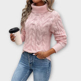 Sonja | Elegante maglione a collo alto — 1