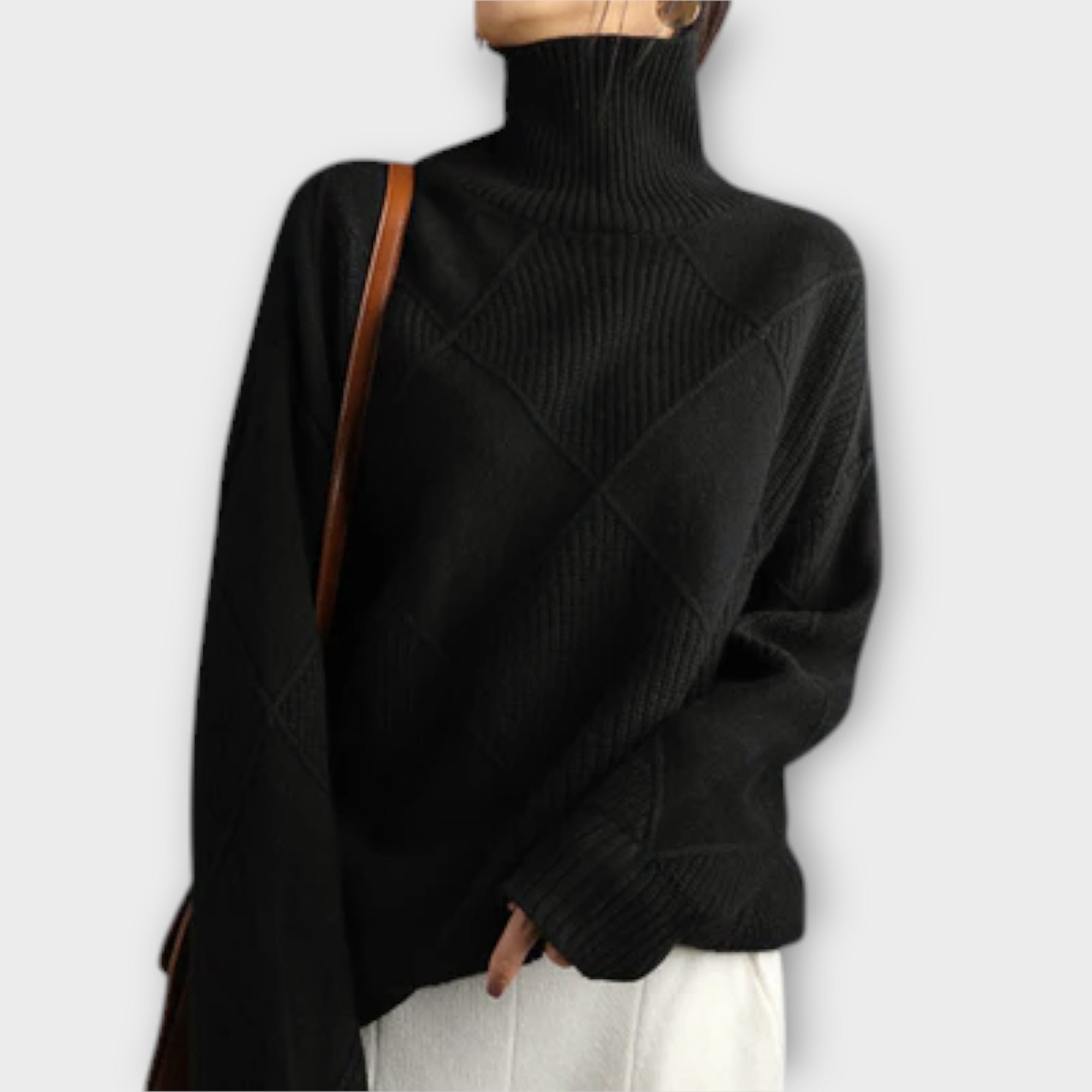 Elise | Comodo maglione a collo alto — 4