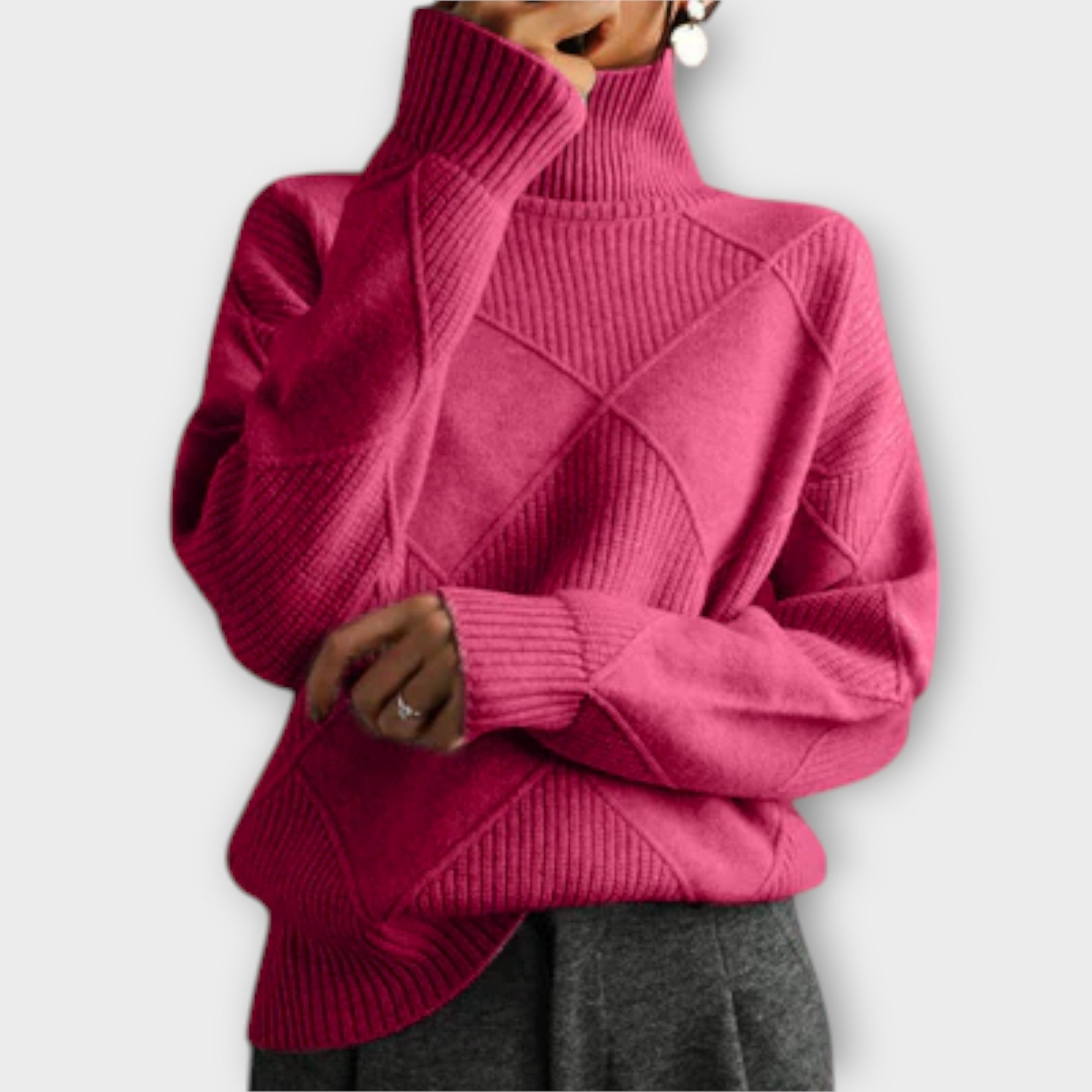Elise | Comodo maglione a collo alto — 7