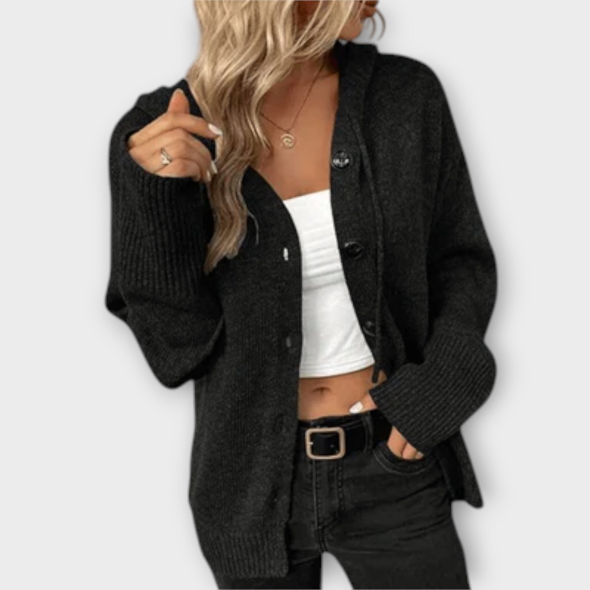 Brigitte | Cardigan con bottoni — 8