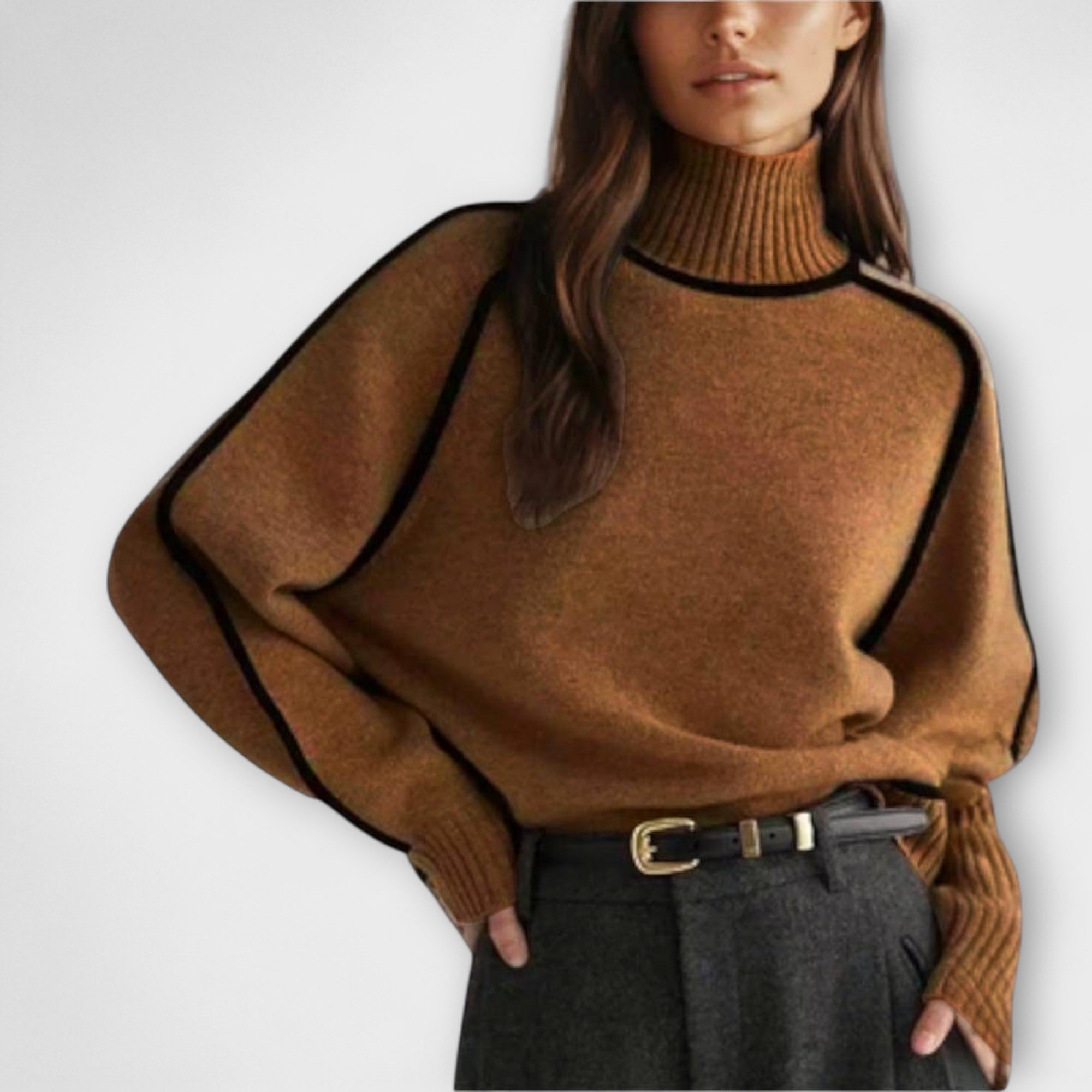 Loretta | Maglione dolcevita morbido ed elegante — 1