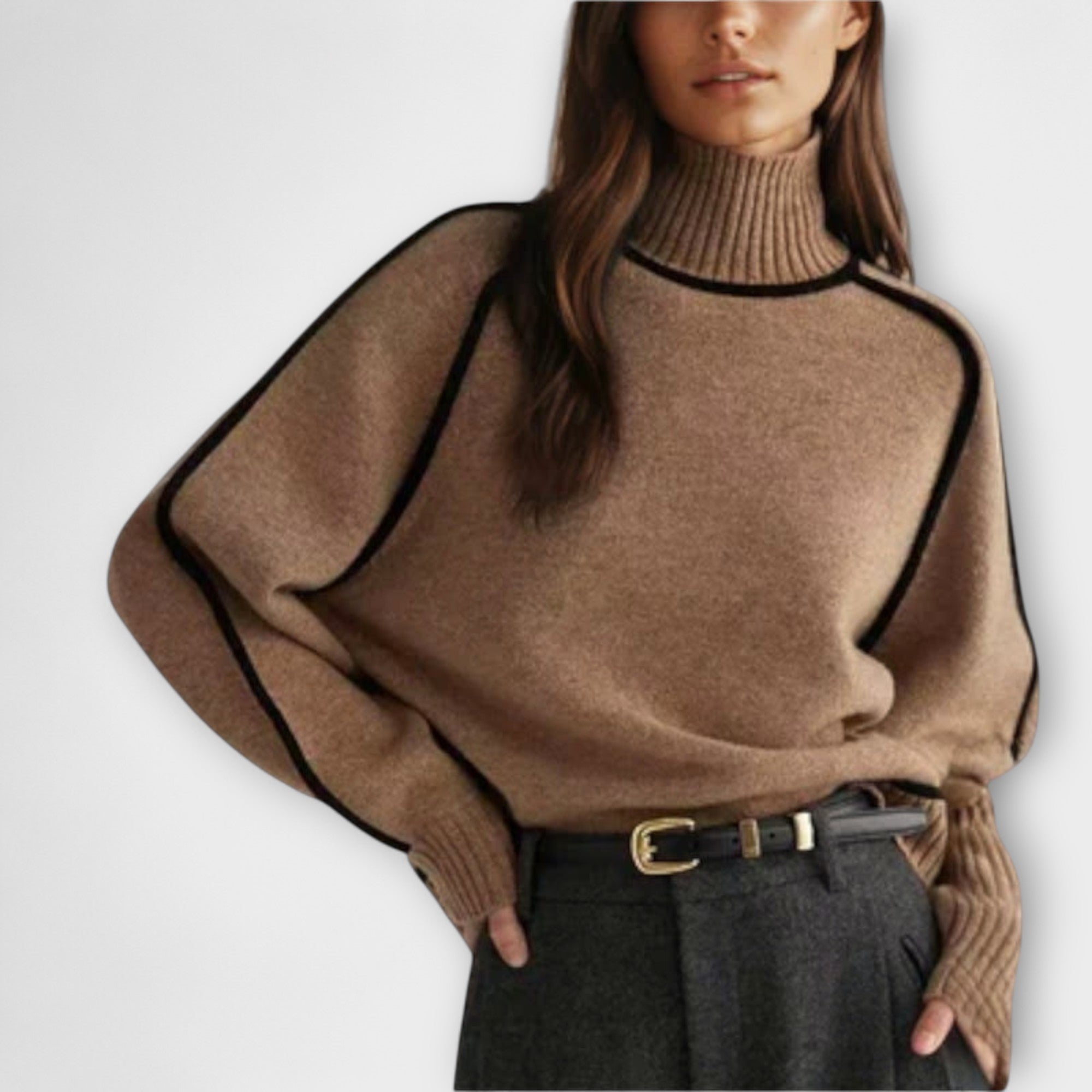 Loretta | Maglione dolcevita morbido ed elegante — 2