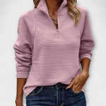 Lilly | Maglia con mezza zip — 1