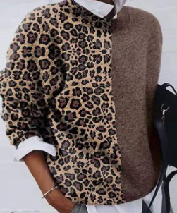 Bettina | Maglione casual con disegno leopardato — 2