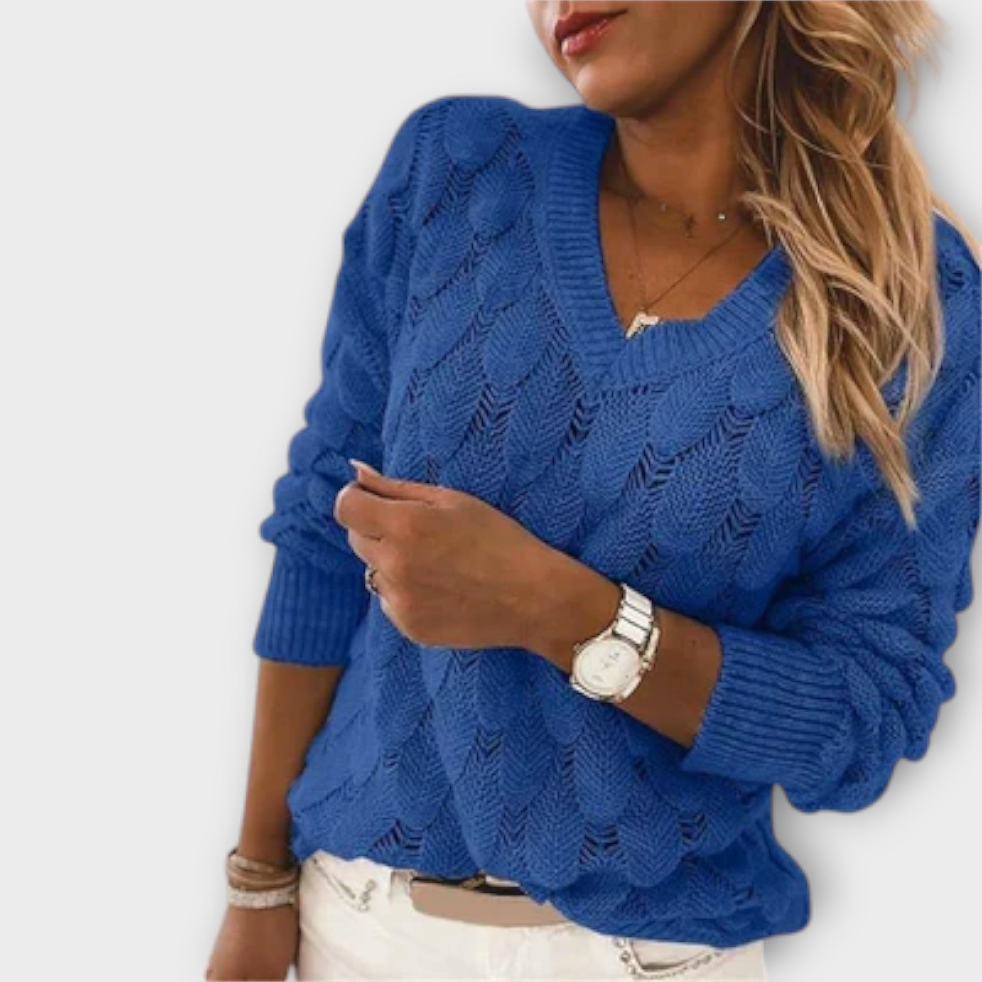 Almut | Maglia con scollo a V — 2