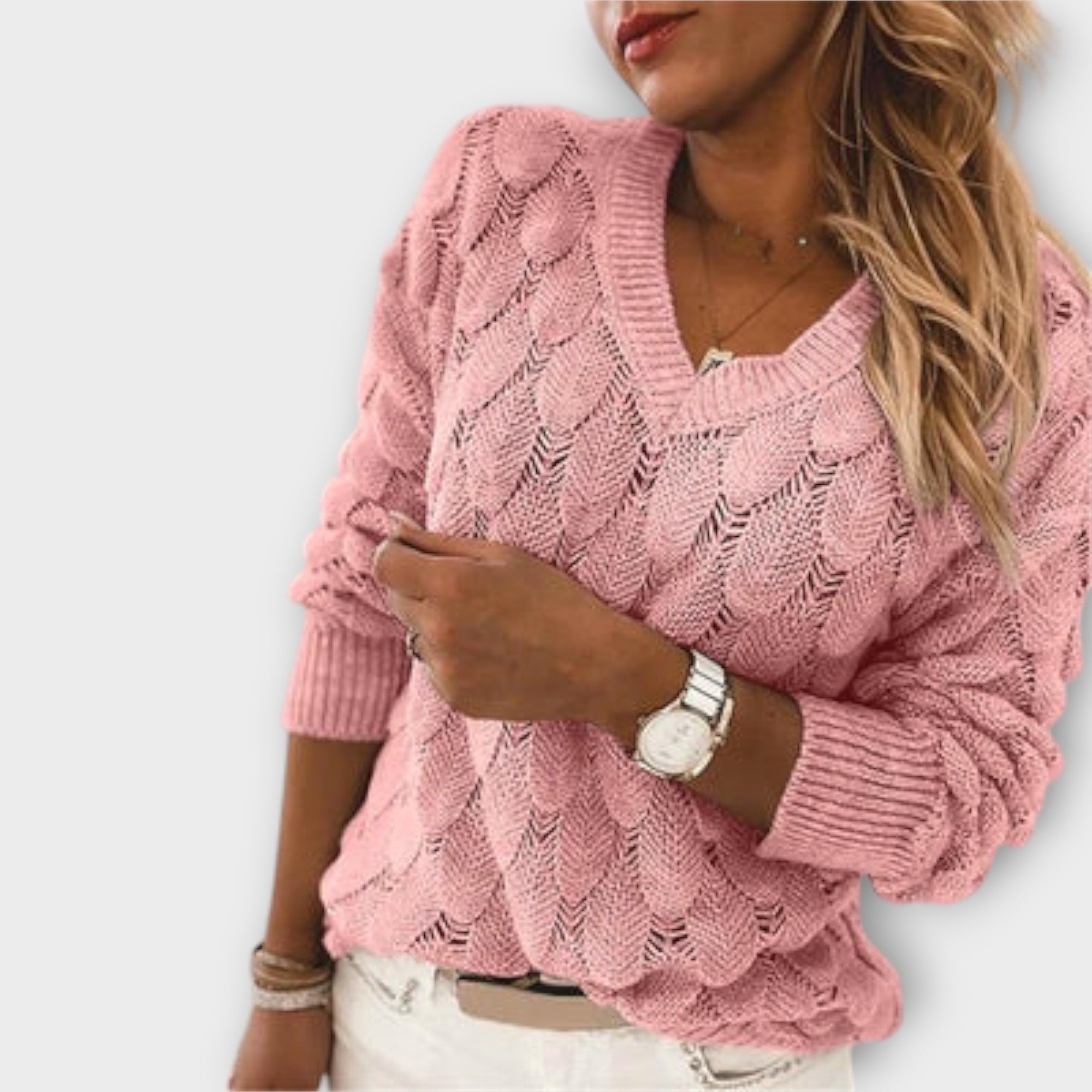 Almut | Maglia con scollo a V — 4