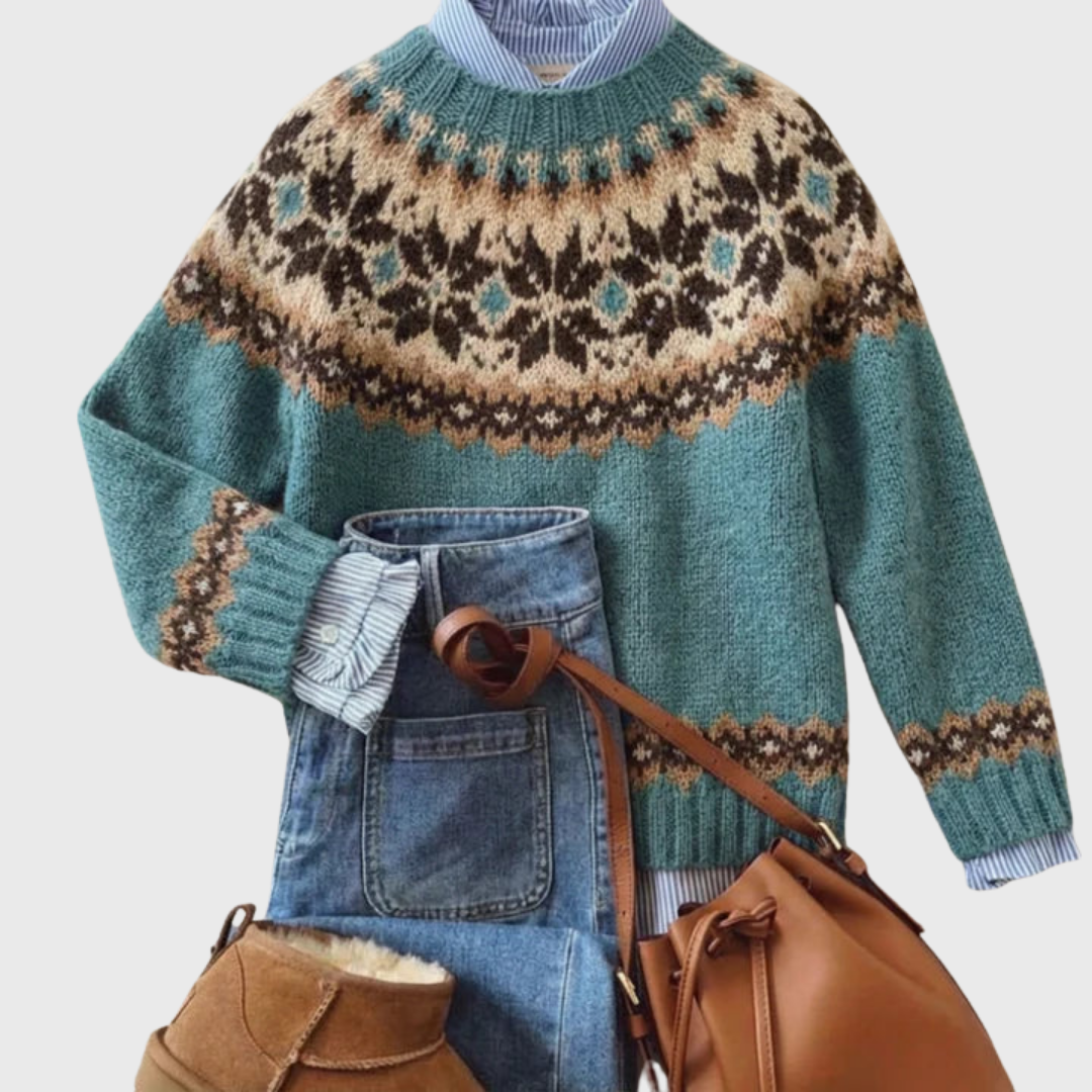 Helga | Maglione vintage chic — 1