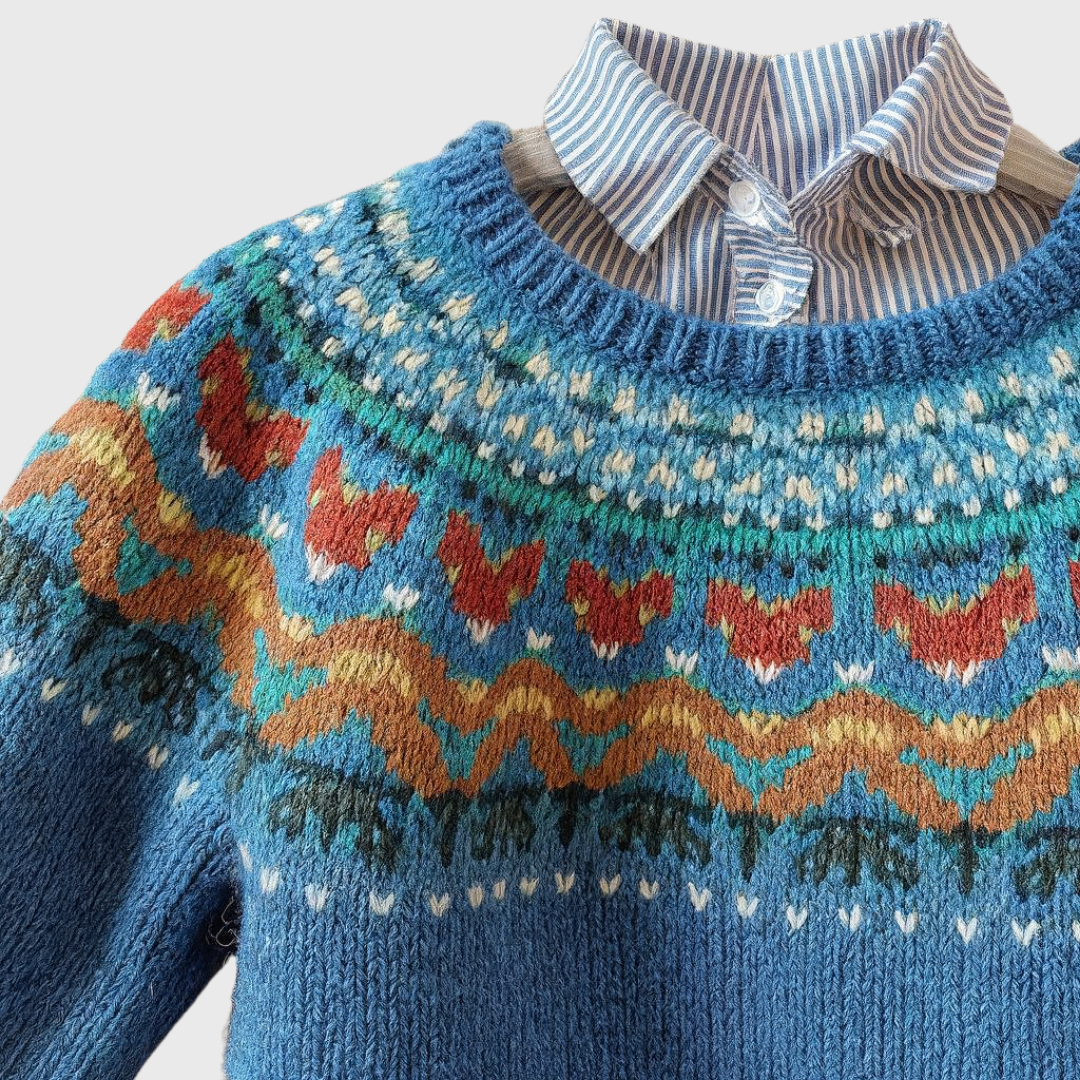 Greta | Maglione vintage classico — 2