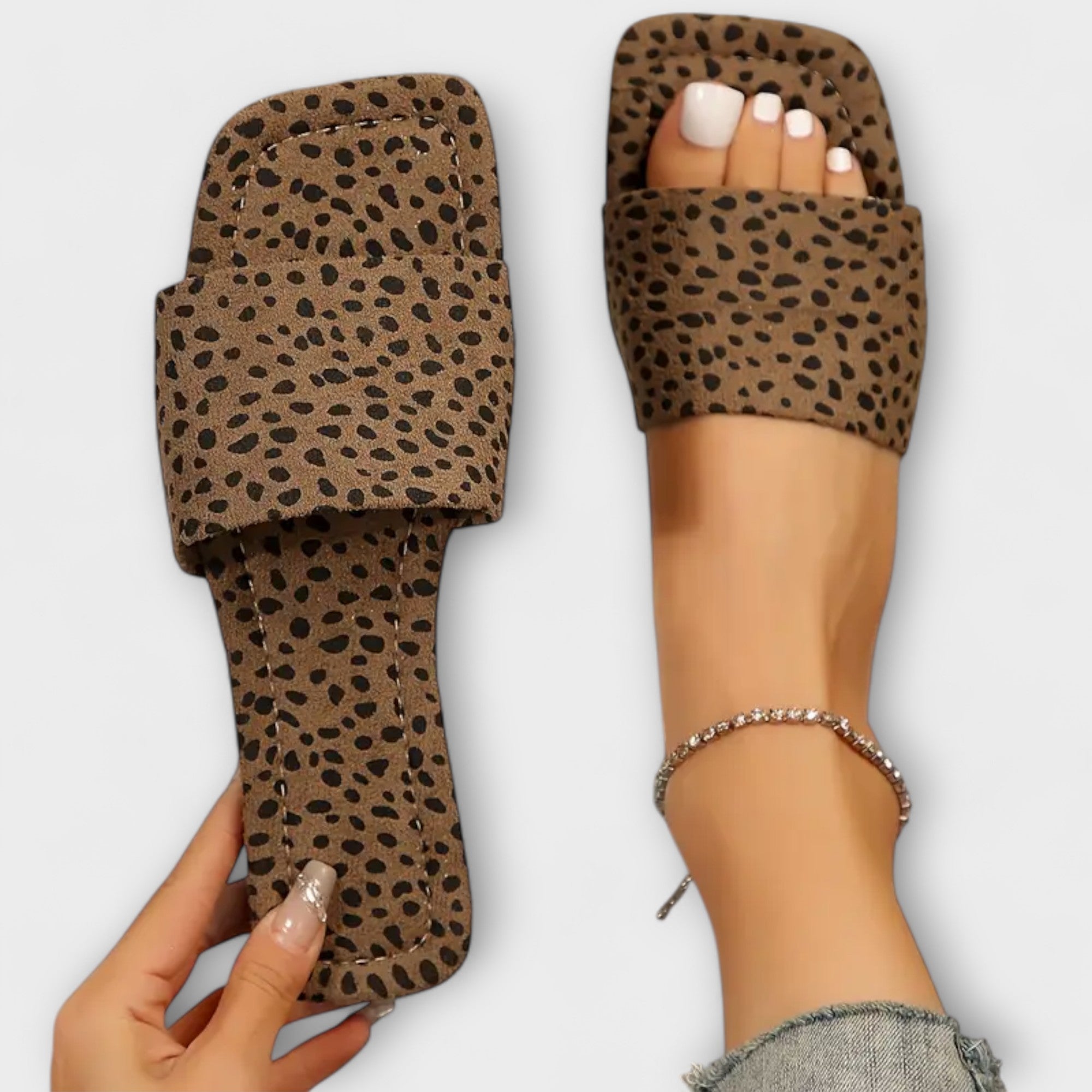Lina | Mocassini bassi con stampa leopardata — 2