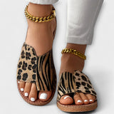 Ida | Sabot chic con stampa leopardata bicolore — 1