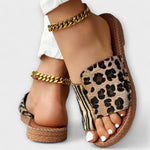 Ida | Sabot chic con stampa leopardata bicolore — 3