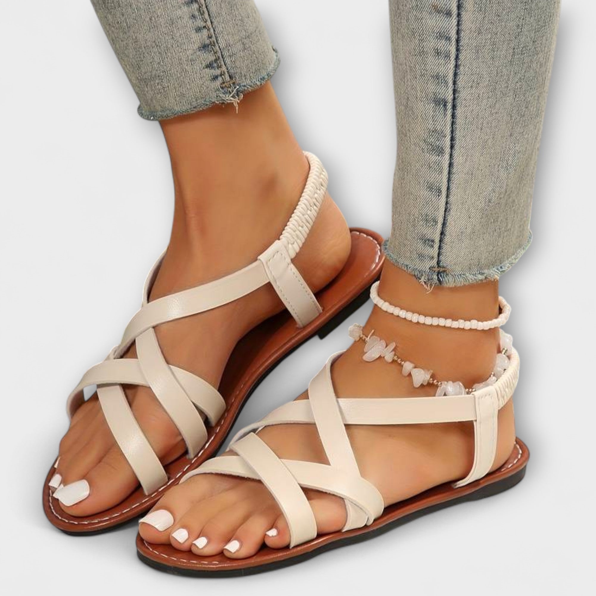 Mareike | Sandali da donna con leggera chiusura ad incrocio — 8
