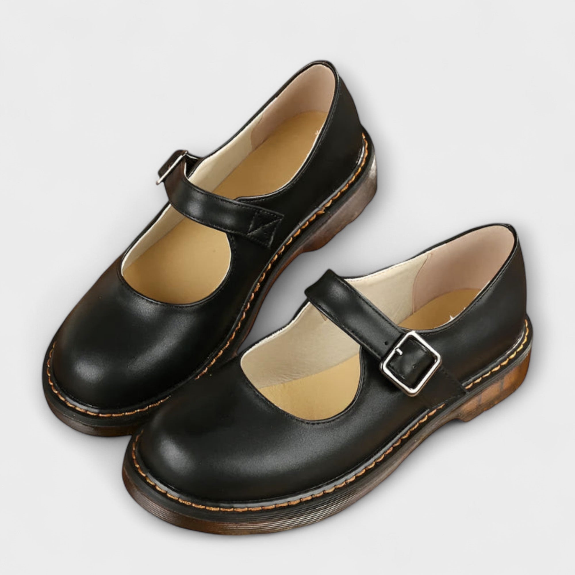 Dörte | Scarpe classiche in pelle con cinturini e suola comfort — 2