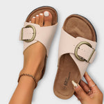 Gudrun | Sabot da donna in sughero con cinturino con fibbia — 3