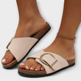 Gudrun | Sabot da donna in sughero con cinturino con fibbia — 4