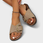 Gudrun | Sabot da donna in sughero con cinturino con fibbia — 5