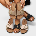 Gudrun | Sabot da donna in sughero con cinturino con fibbia — 8