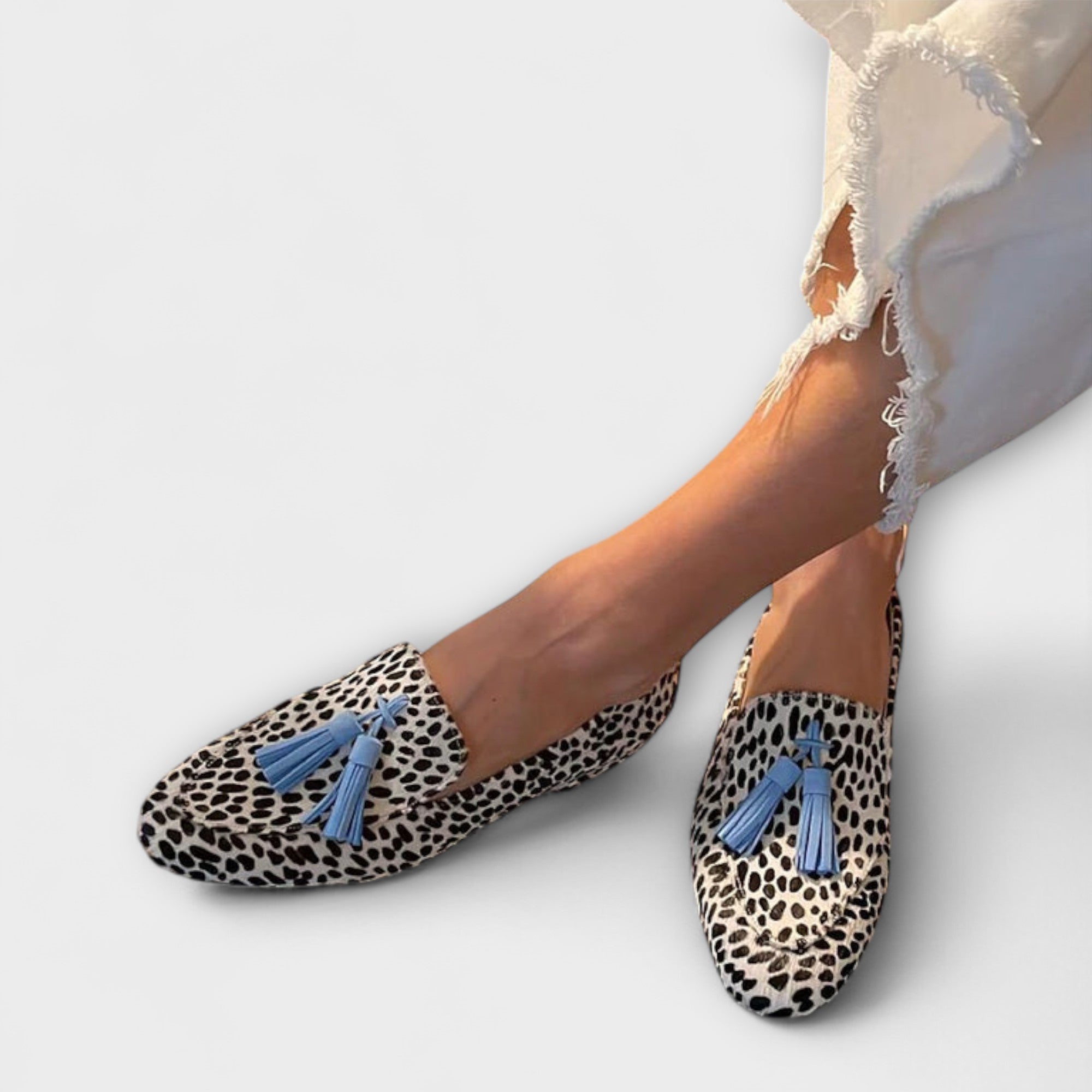 Florentine | Mocassino con fantasia a pois irregolari — 1
