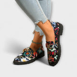 Silke | Mocassini floreali multicolor — 2