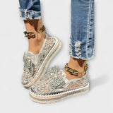 Julia | Mocassini con fiocco in strass — 2