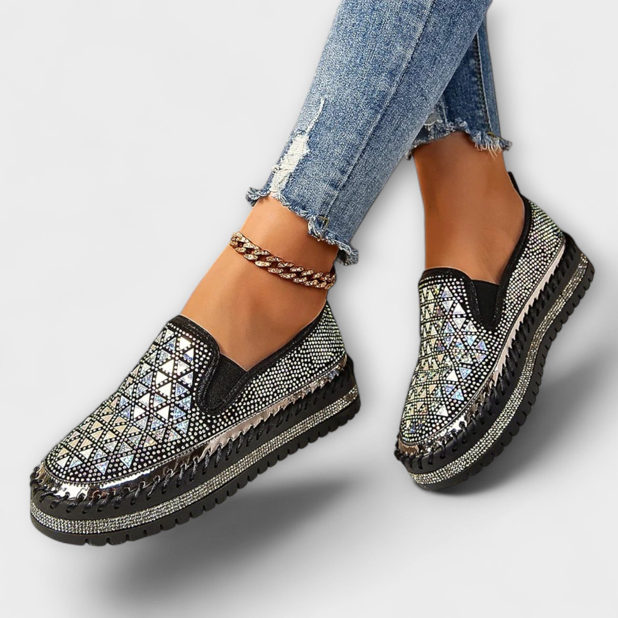 Tamara | Pantofole decorate con strass — 2