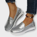 Jutta | Pantofole basse con cuciture stampate — 2