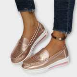 Jutta | Pantofole basse con cuciture stampate — 3
