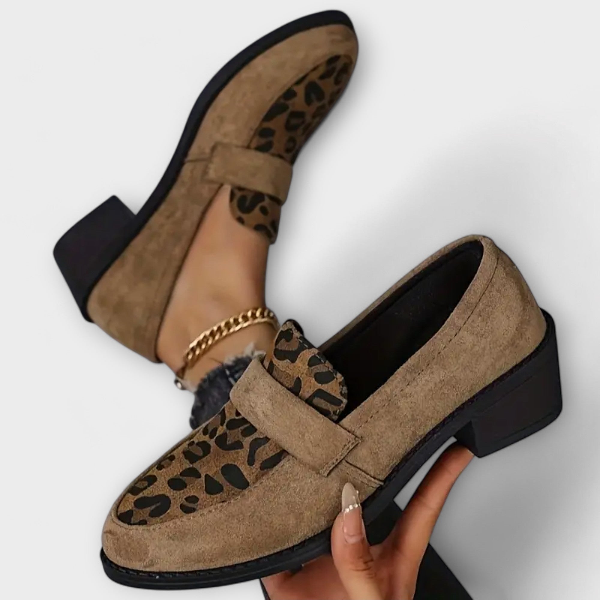 Viola | Scarpe eleganti da donna con stampa leopardata — 5
