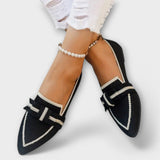 Margit | Scarpe basse da donna con design annodato — 1