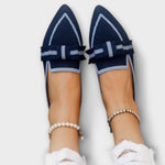 Margit | Scarpe basse da donna con design annodato — 2
