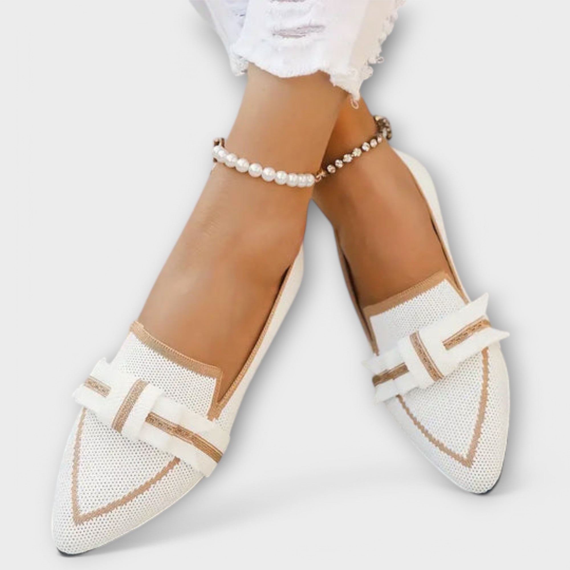 Margit | Scarpe basse da donna con design annodato — 3