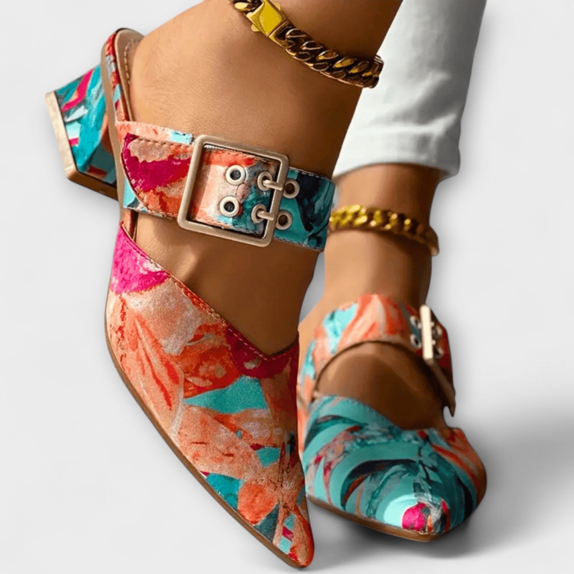 Cornelia | Comode scarpe con tacco ortopediche da donna — 2