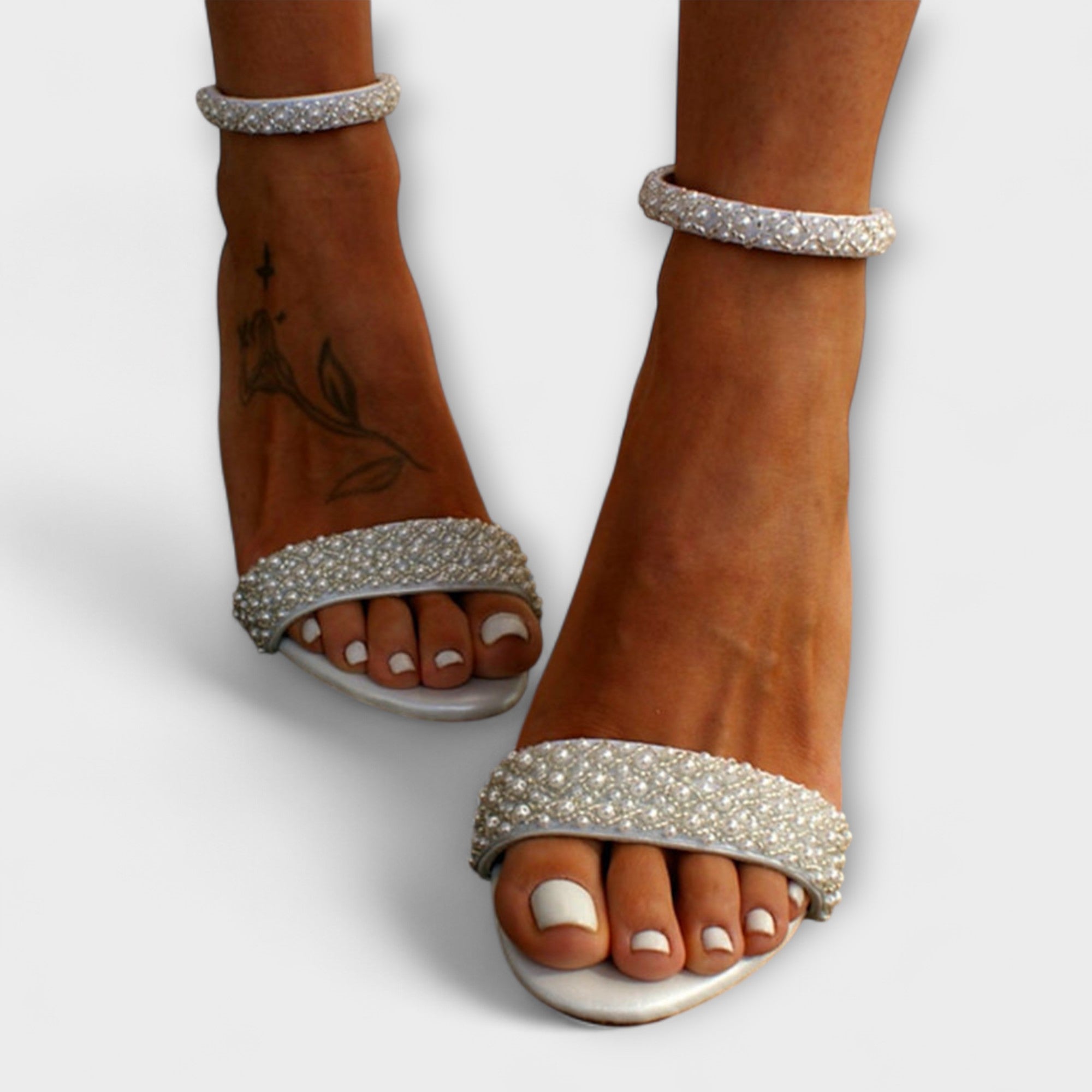 Miriam | Eleganti sandali da sposa con delicati cinturini — 3