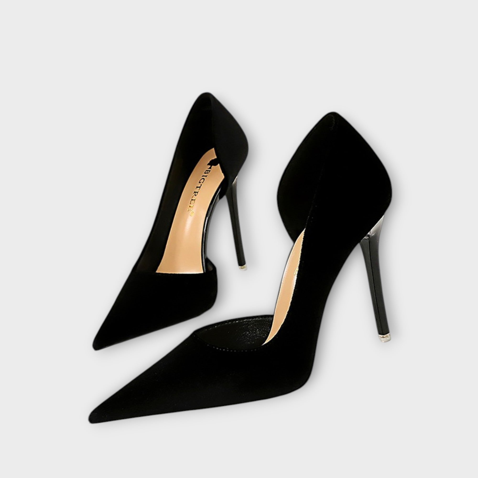 Angelika | Scarpe con tacco a spillo in velluto verde — 2