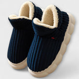 Frieda | comode pantofole blu navy — 1
