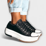 Christina | scarpe stringate con plateau alla moda — 3